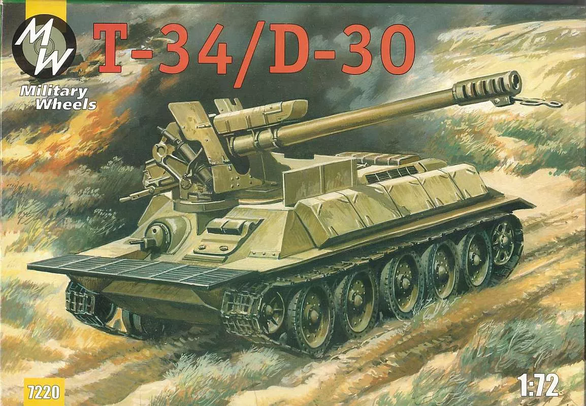 Military Wheels - T-34/D-30 